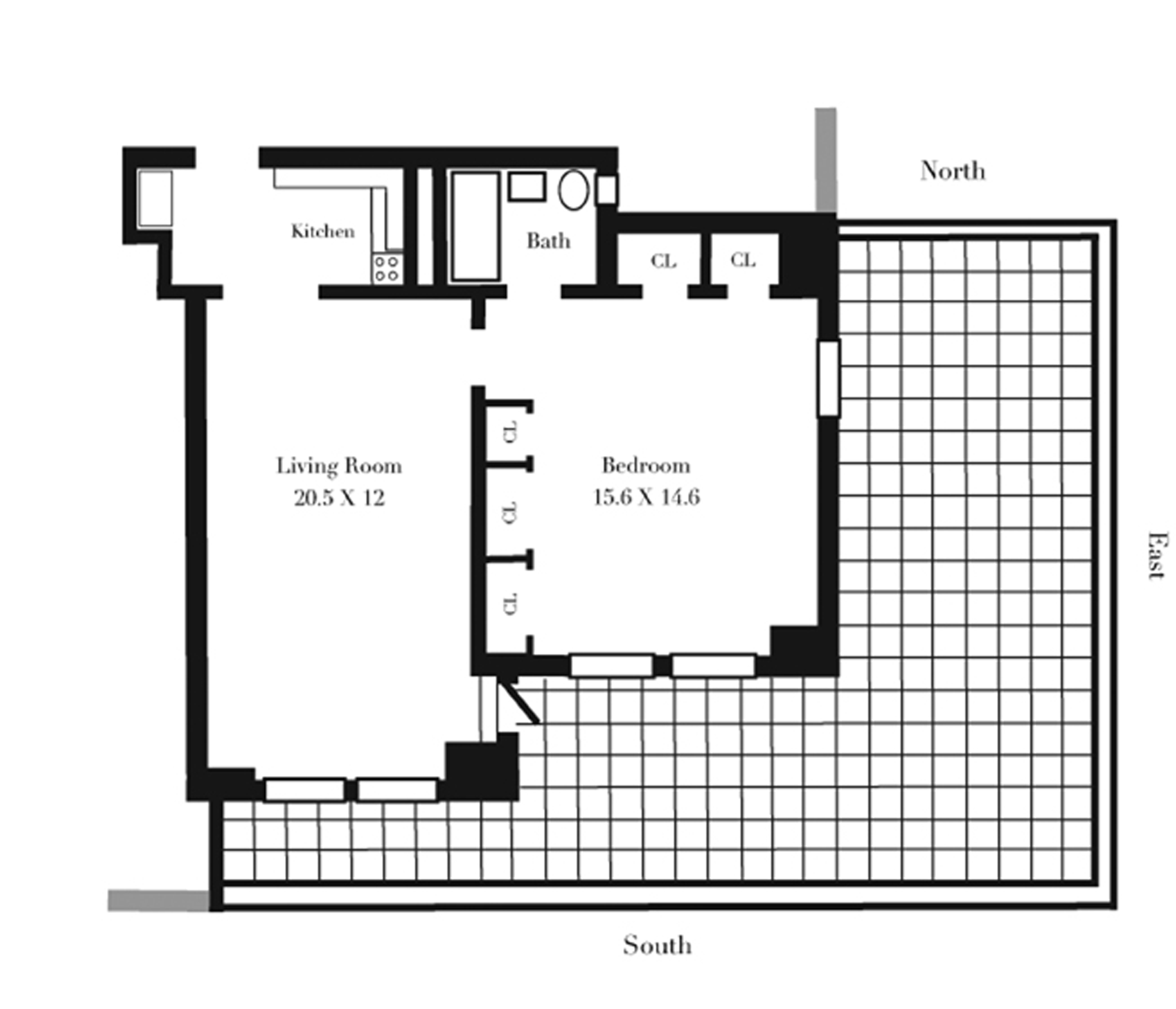 Floorplan for 433 West 34th Street